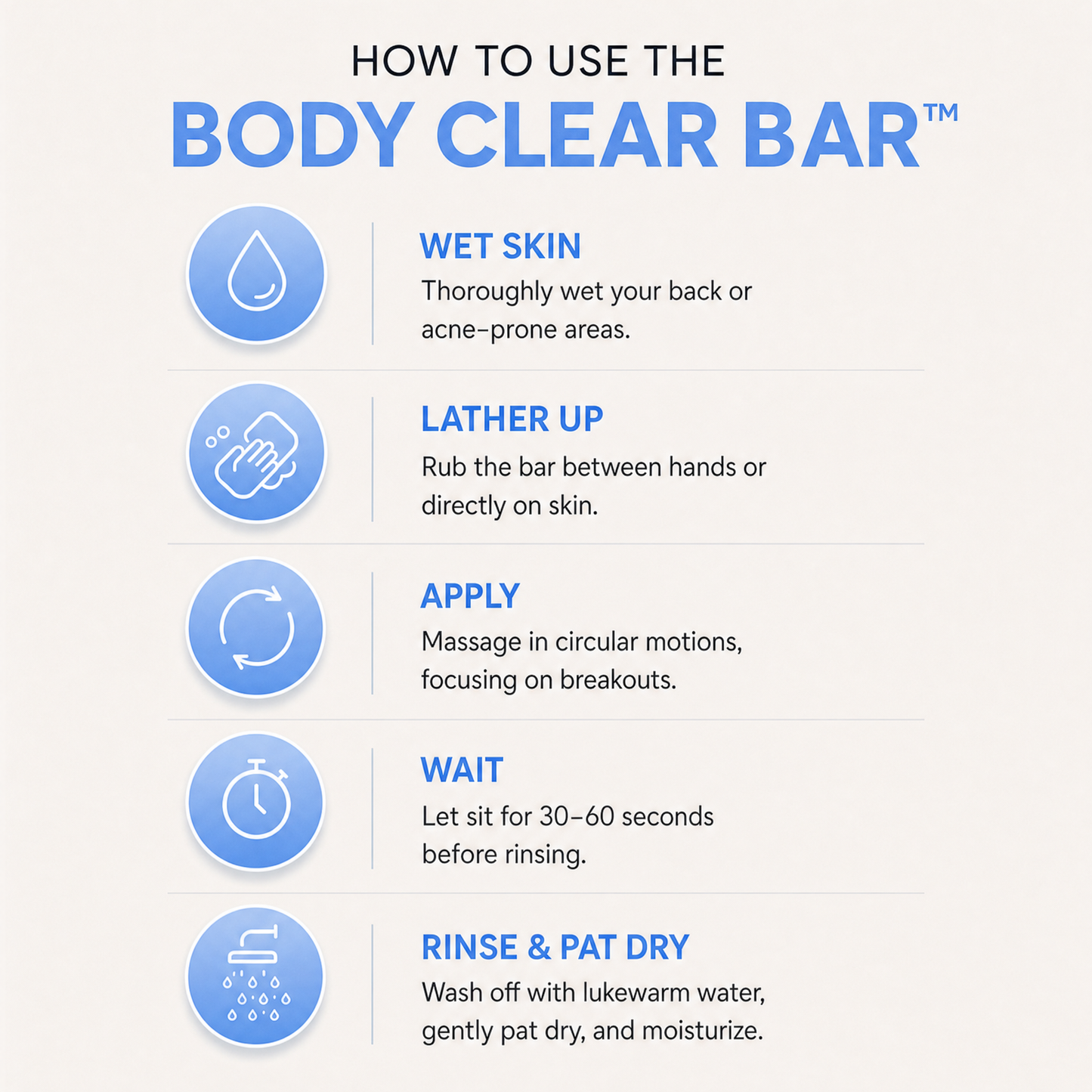Orvella Body Clear Bar