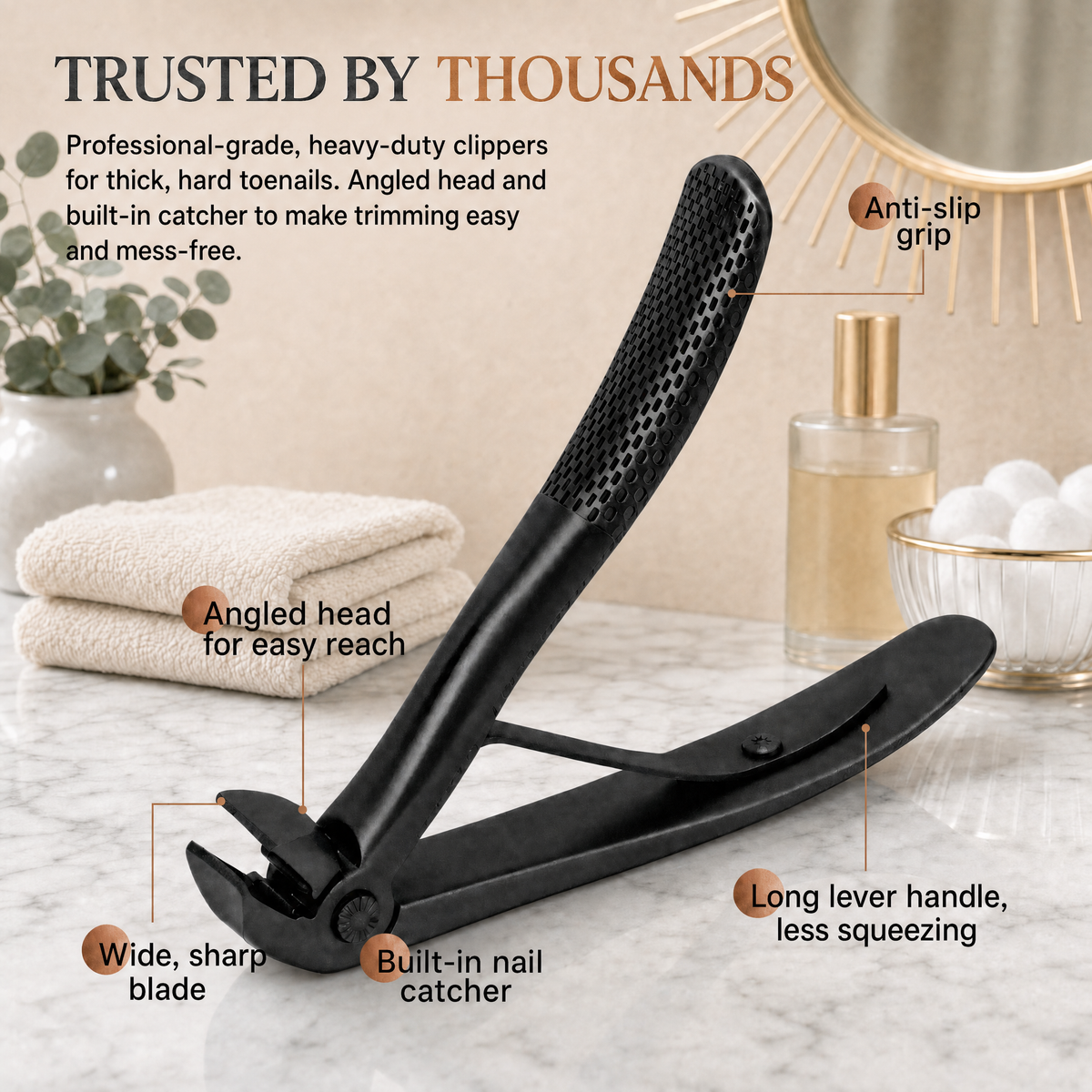 Orvella ThickEase Nail Clippers