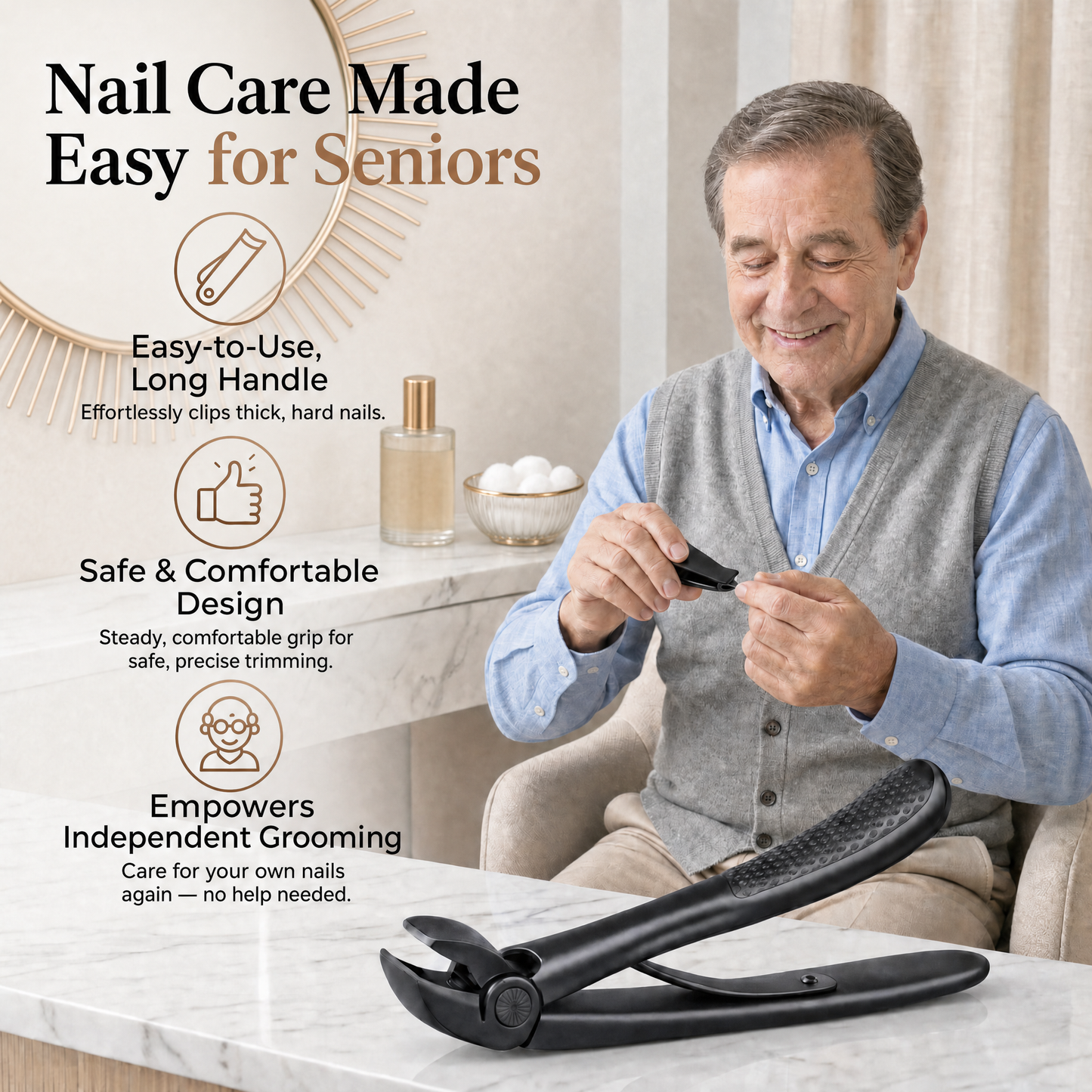 Orvella ThickEase Nail Clippers